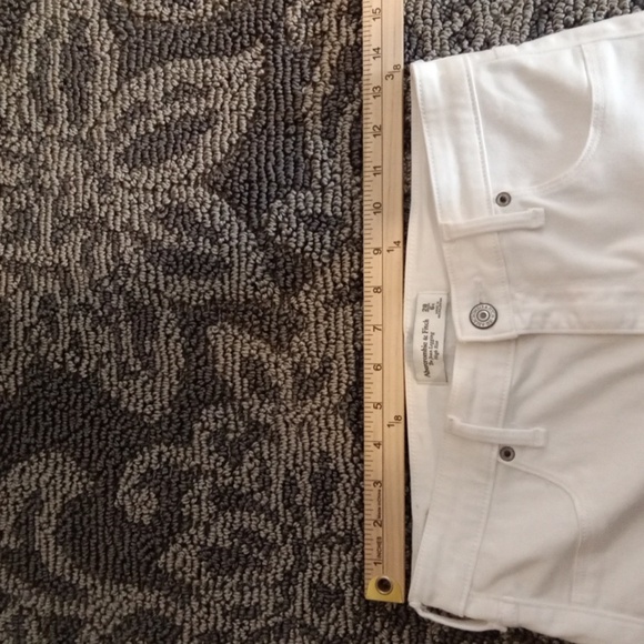 Abercrombie & Fitch The Jean Legging High Rise Skinny White Womens  28 - Picture 7 of 10